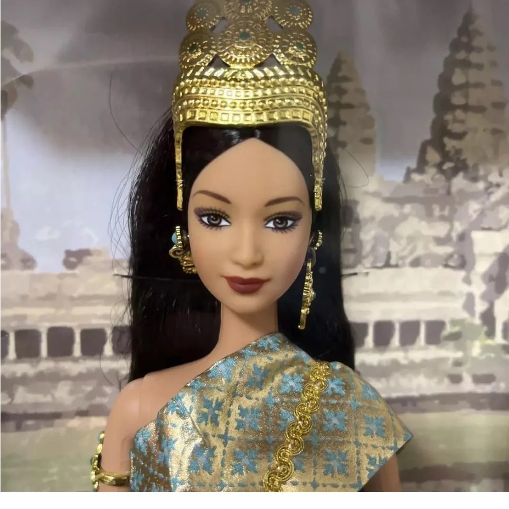 COLLECTOR’S BARBIE DOLLS OF THE WORLD PRINCESS‎ COLLECTION PRINCESS OF CAMBODIA - Picture 4 of 16
